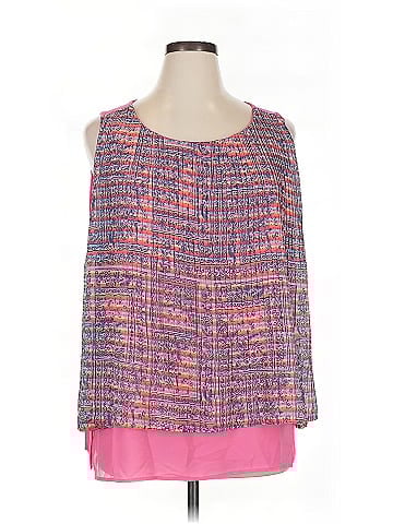 DG^2 by Diane Gilman Sleeveless Blouse (view 1)