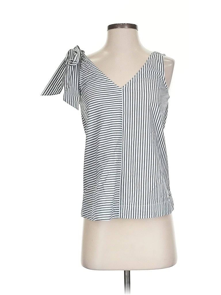 Click to view more detailed imagery on our partner's website Pre-owned Vineyard Vines Sleeveless Blouse In Silver