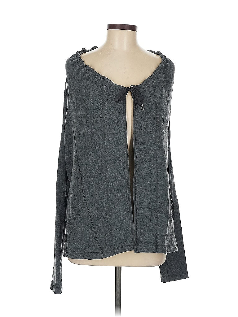 Pre-owned Lucy Cardigan Sweater In Gray
