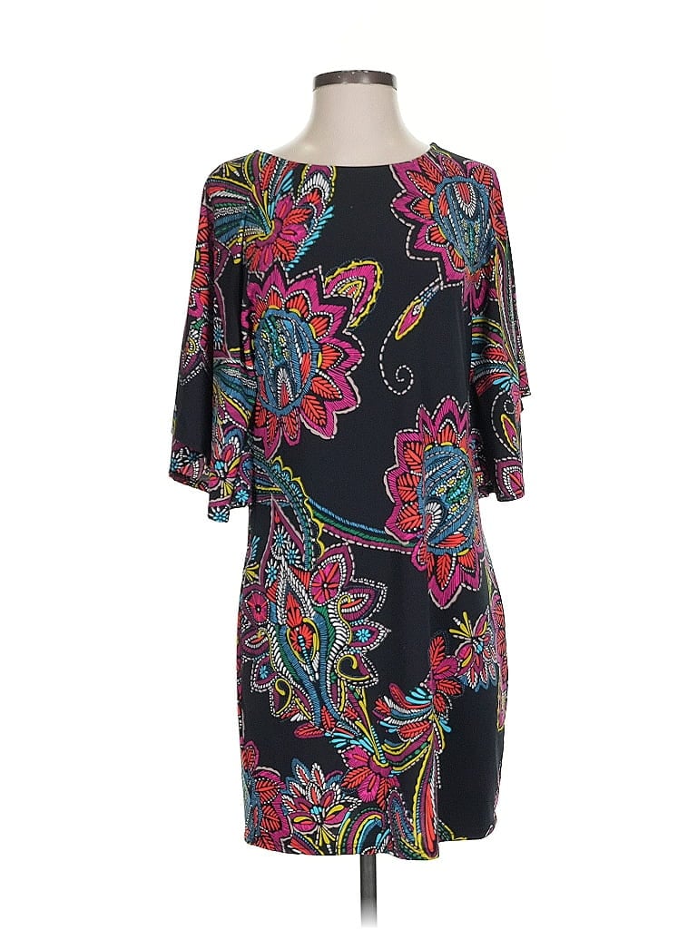 Pre-owned Trina Trina Turk Cocktail Dress In Black