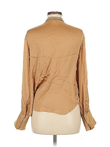 Brunello Cucinelli Long Sleeve Silk Top (view 2)