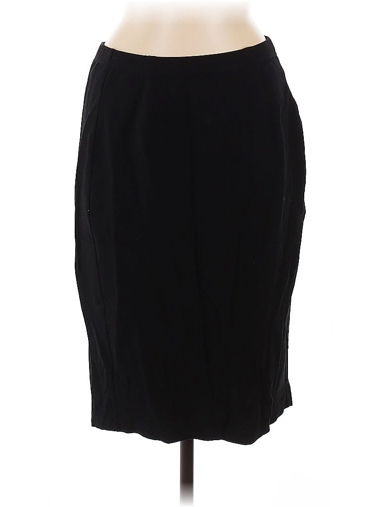 Pre-owned Eileen Fisher Formal Skirt In Black