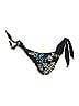 Lole 100% Nylon Floral Black Swimsuit Bottoms Size XL - photo 1