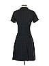 Theory Argyle Black Blue Casual Dress Size P (petite) - photo 2