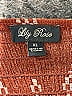 Lily Rose 100% Rayon Hearts Red Brown Jumpsuit Size XL - photo 4