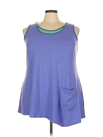 LOGO by Lori Goldstein Sleeveless T-Shirt (view 1)