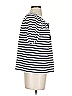 J.Crew Stripes Blue Short Sleeve Henley Size XXS - photo 4