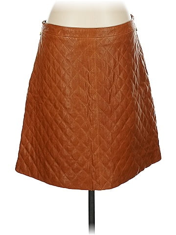 Pink Tartan Faux Leather Skirt (view 2)