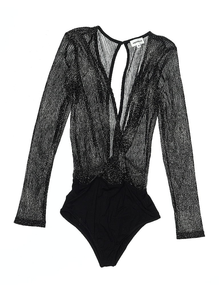 Pre-owned Superdown Bodysuit In Black