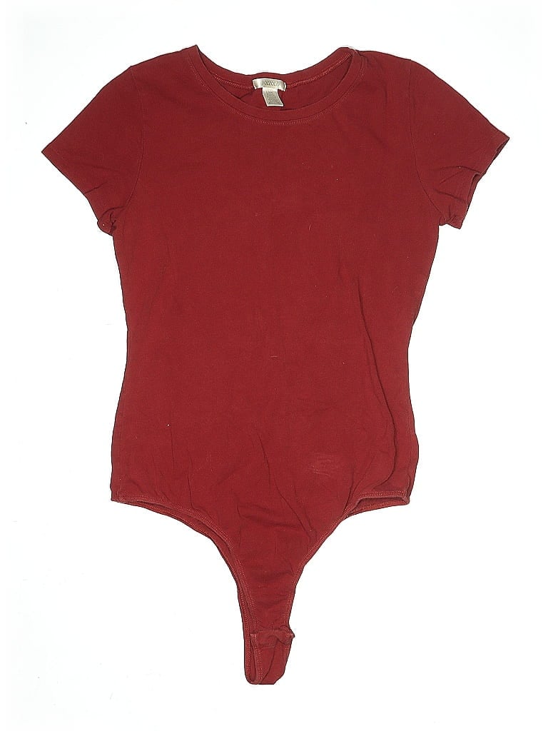 Pre-owned Bozzolo Bodysuit In Burgundy