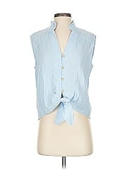 Elan Sleeveless Button Down Shirt