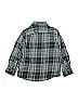 Old Navy 100% Cotton Plaid Gray Long Sleeve Button-Down Shirt Size 6 - photo 2