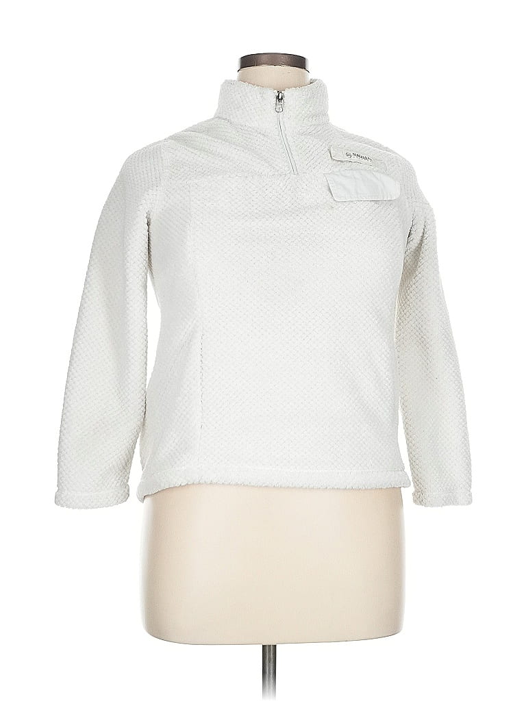 Pre-owned Magellan Outdoors Pullover Sweater In White