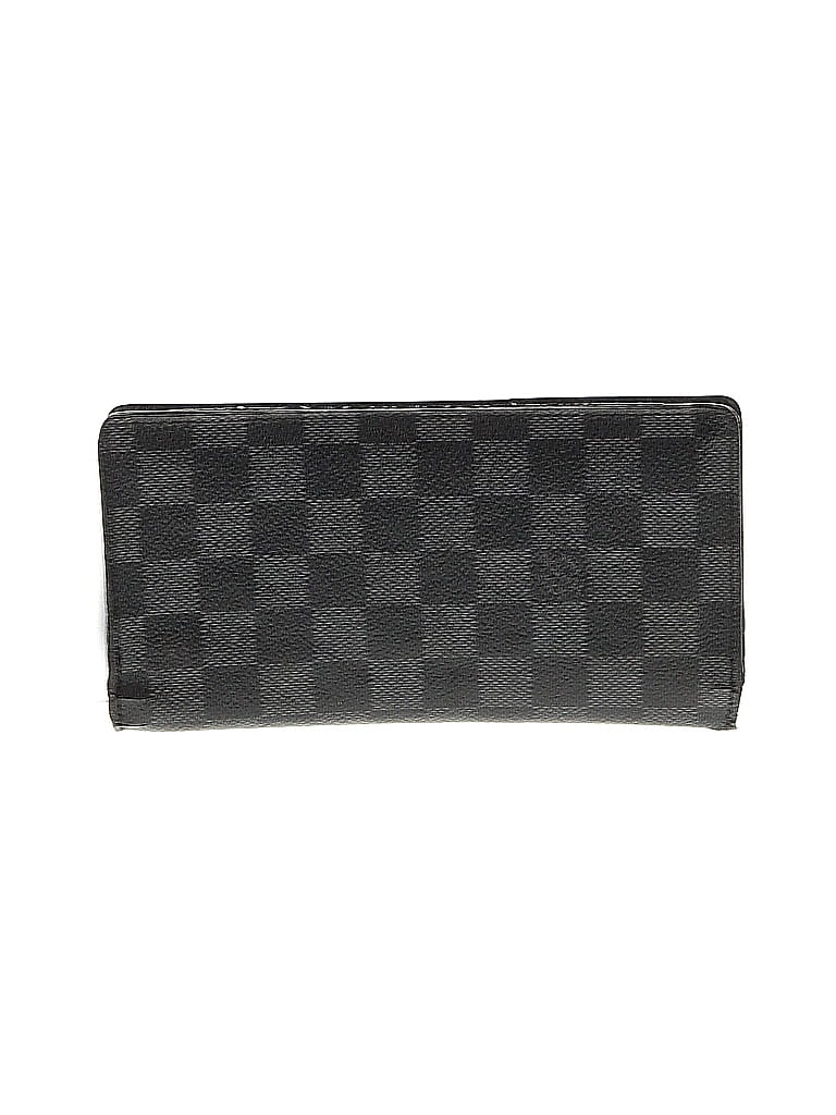 Louis Vuitton 100% Coated Canvas Black Gray Damier Graphite Canvas Brazza Wallet One size - photo 1