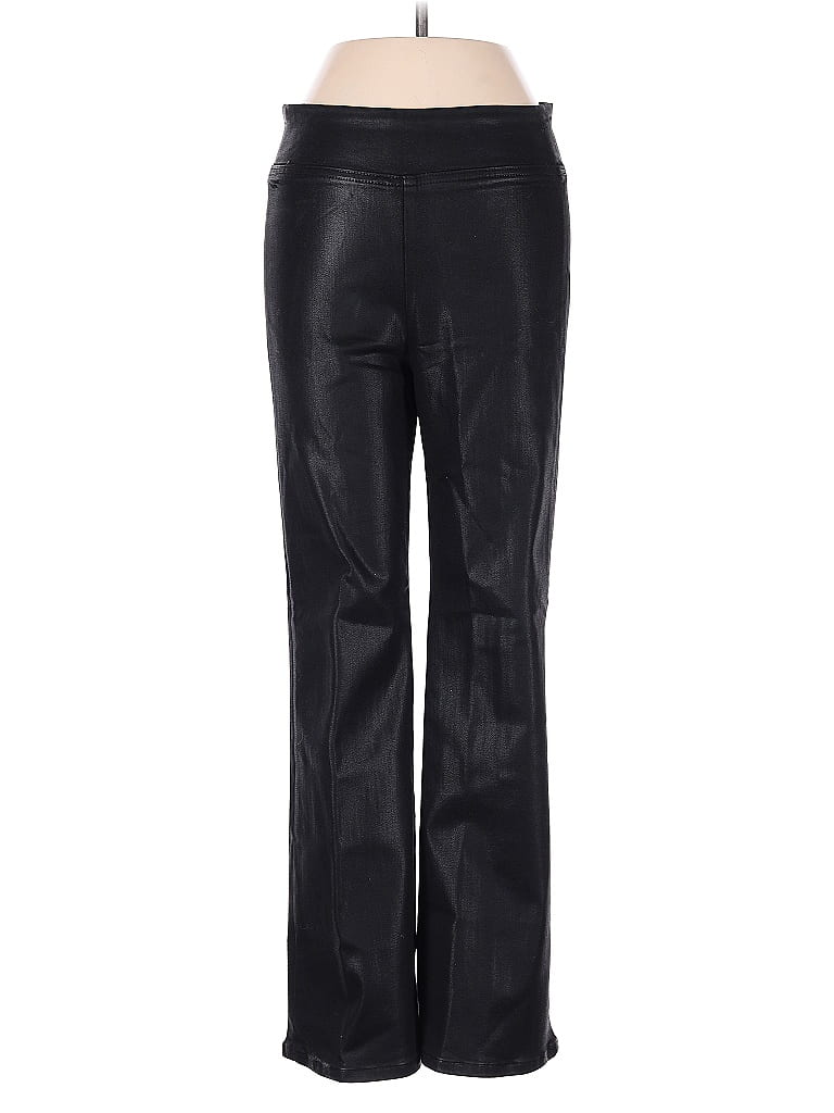 Pre-owned Frame Faux Leather Pants In Black