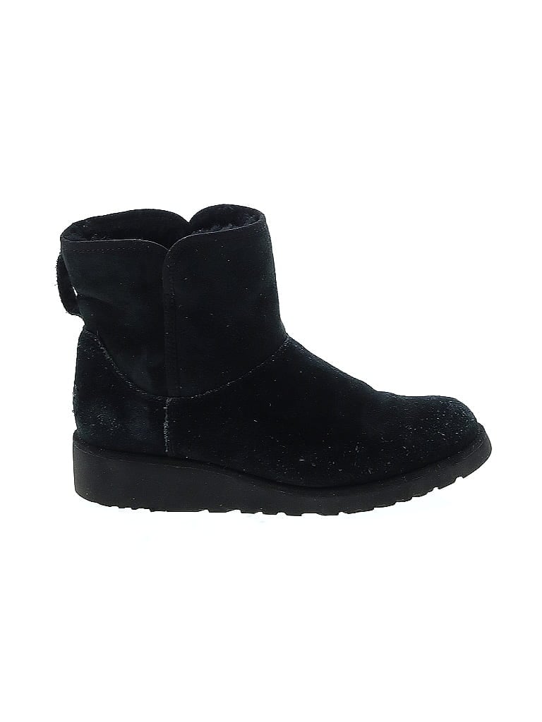 Ugg Black Ankle Boots Size 7 - photo 1