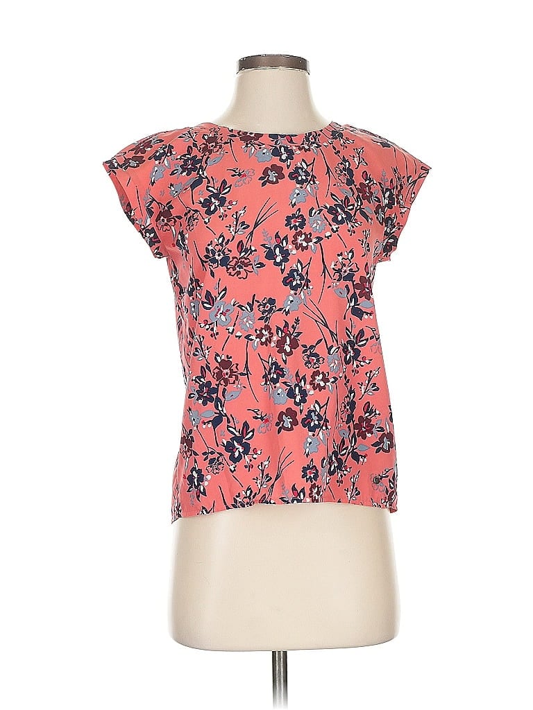 Click to view more detailed imagery on our partner's website Pre-owned Abercrombie & Fitch Short Sleeve Blouse In Orange