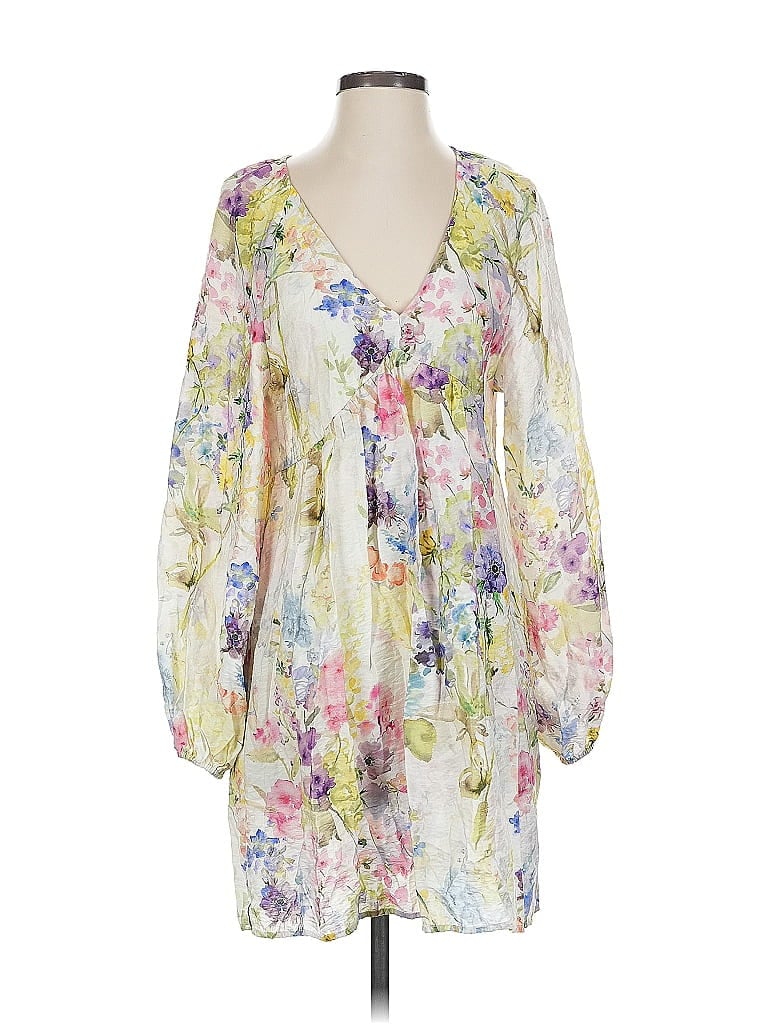 Pre-owned H&m Casual Dress In White