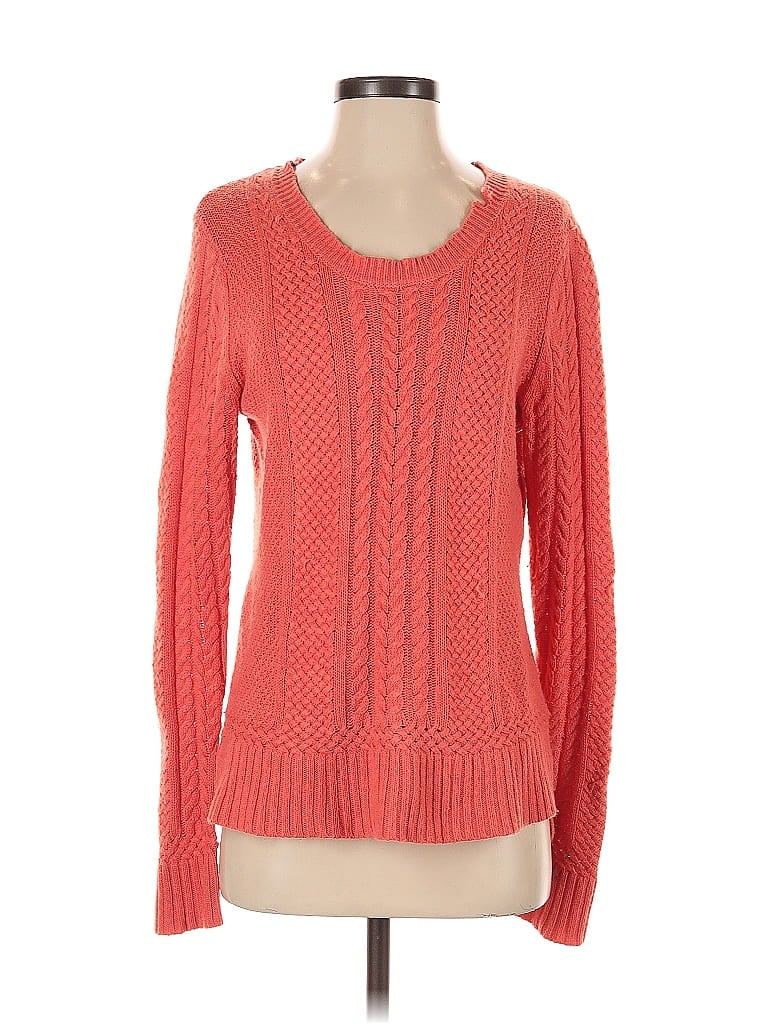 Pre-owned Bcbgmaxazria Pullover Sweater In Orange