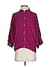 Assorted Brands 100% Rayon Burgundy 3/4 Sleeve Button-Down Shirt Size S - photo 1
