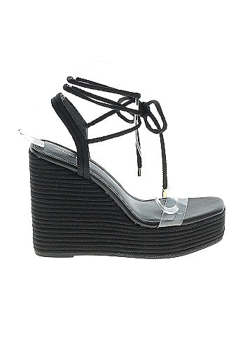 Aldo Black Wedges Size 9