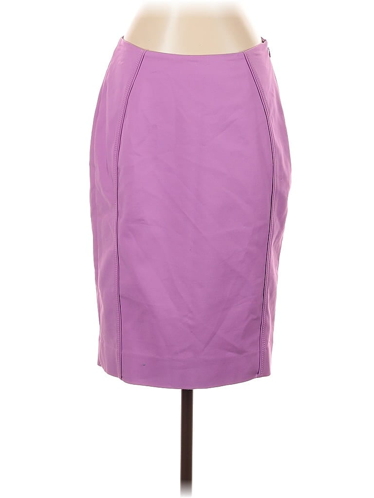 Pre-owned White House Black Market Formal Skirt In Purple