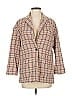 MNG Plaid Tan Blazer Size XS - photo 1