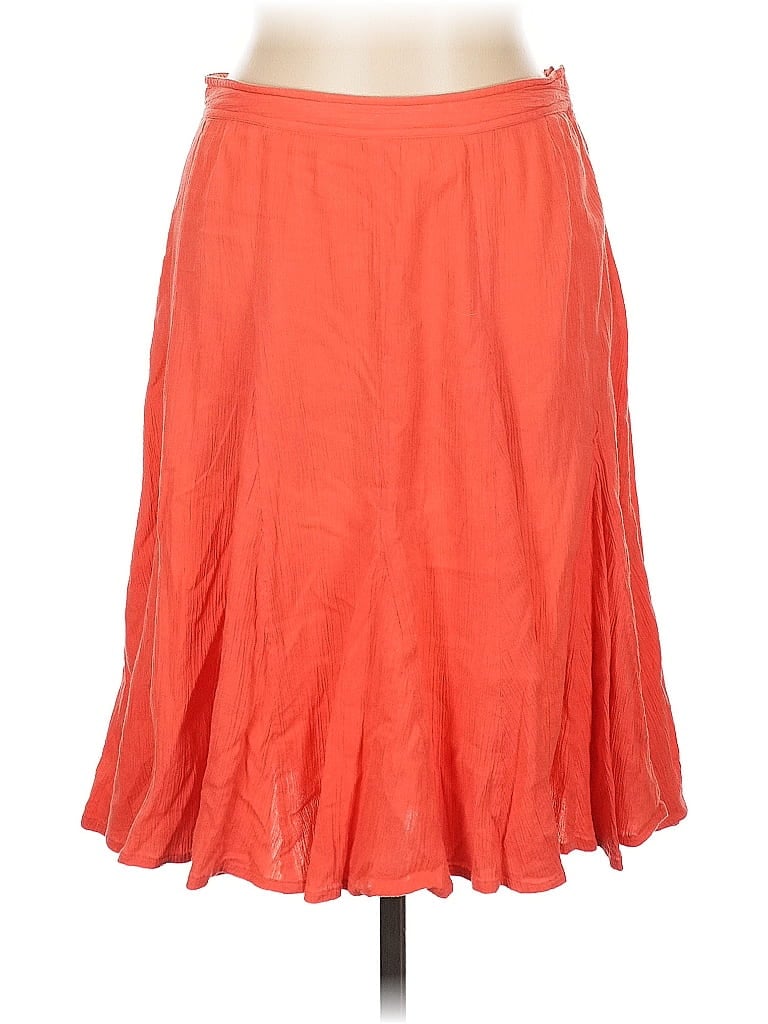 Pre-owned H&m Casual Skirt In Orange