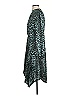 Sen 100% Polyester Animal Print Teal Cocktail Dress Size S - photo 5