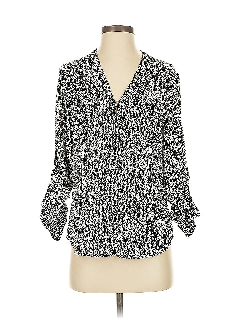 3020341 Grey Tassel Blouse