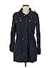 MICHAEL Michael Kors 100% Polyester Blue Trenchcoat Size M - photo 1