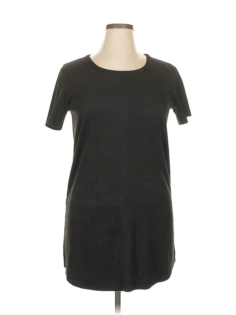 Olivaceous Casual Dress In Gray