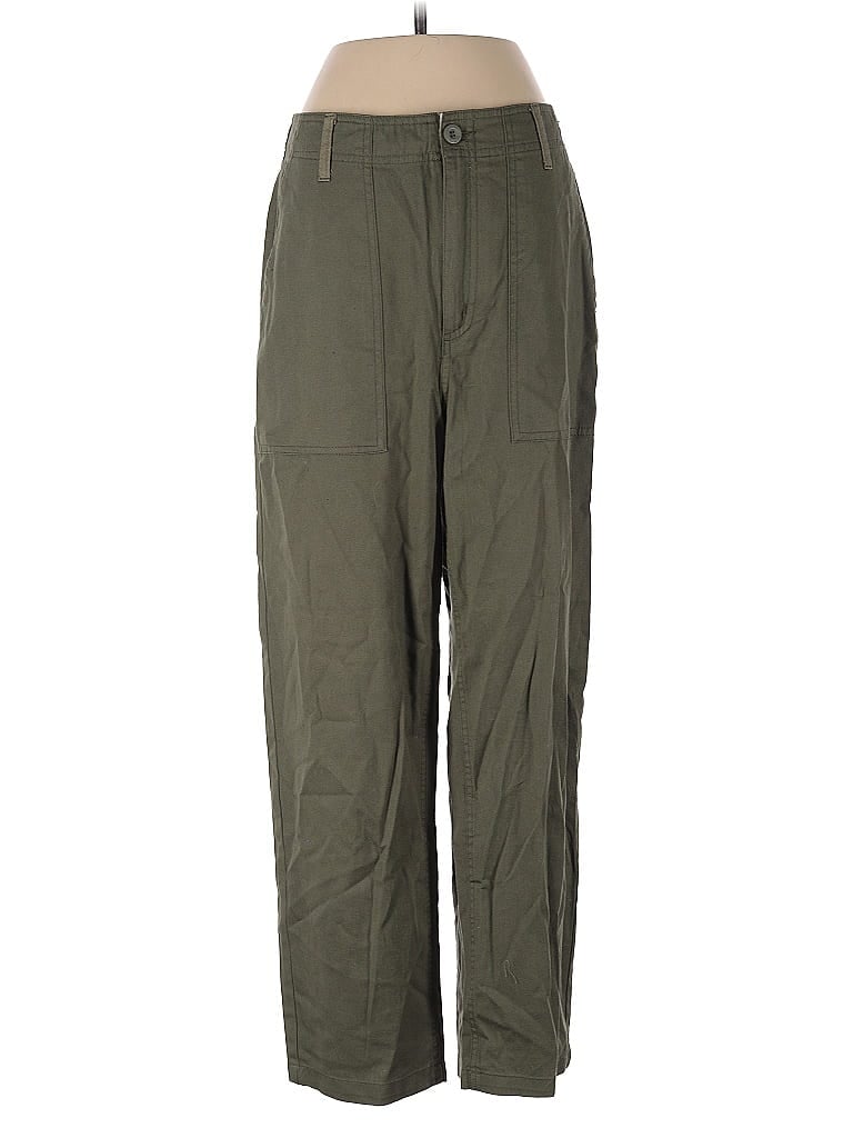 Pre-owned Brixton Cargo Pants In Green