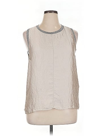 Zara W&B Collection Sleeveless Blouse (view 1)