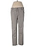 Unbranded 100% Cotton Solid Gray Brown Casual Pants Size 4 - photo 1