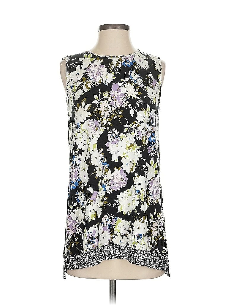 Pre-owned Jjill Sleeveless T-shirt In Black