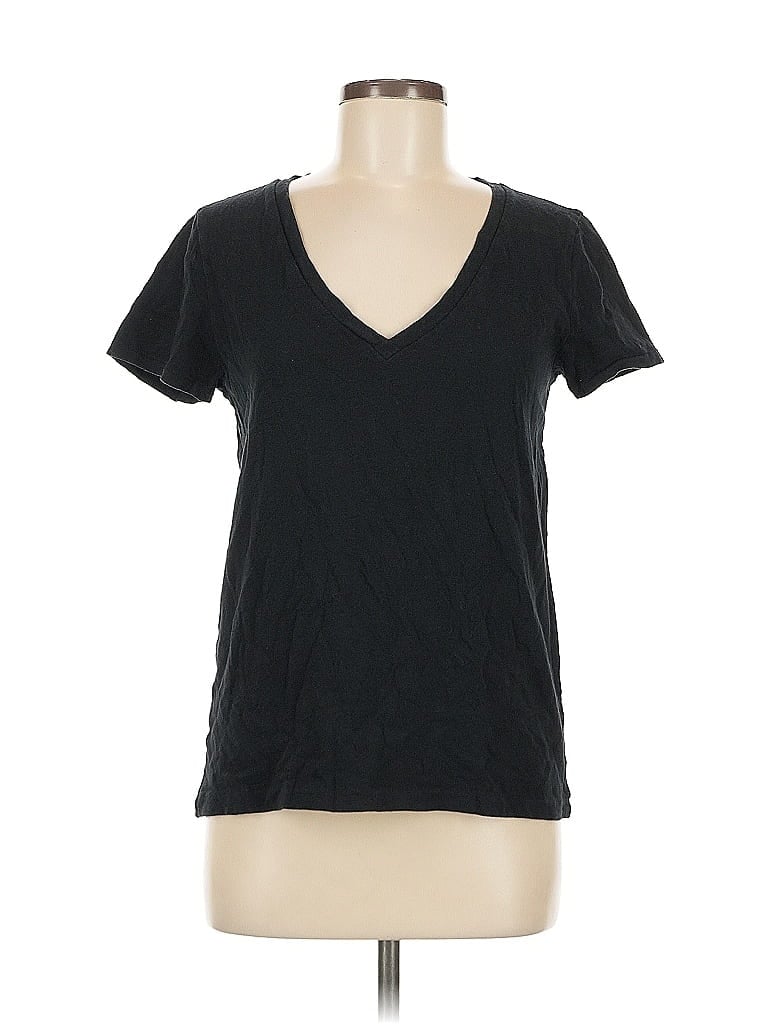 Pre-owned J.crew Factory Store Short Sleeve T-shirt In Black