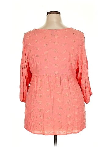 Honeyme 3/4 Sleeve Blouse (view 2)