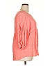 Honeyme 100% Rayon Solid Pink 3/4 Sleeve Blouse Size XXL - photo 3
