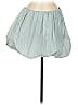 J.Crew Collection 100% Polyester Solid Teal Casual Skirt Size 6 - photo 1