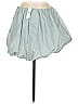 J.Crew Collection 100% Polyester Solid Teal Casual Skirt Size 6 - photo 2
