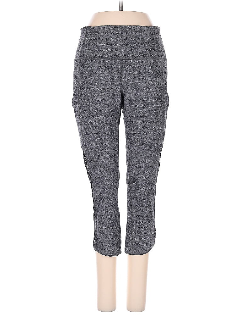 Pre-owned Lululemon Athletica Active Pants In Gray