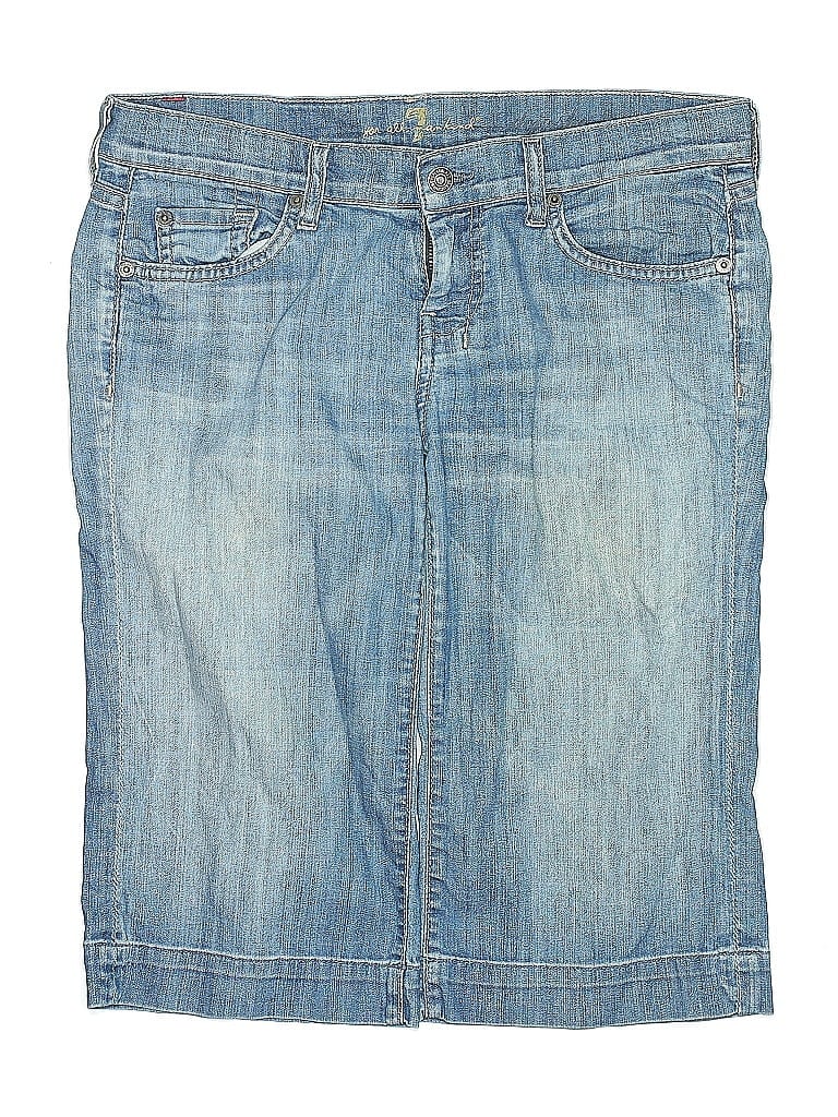 Pre-owned 7 For All Mankind Jeans In Blue