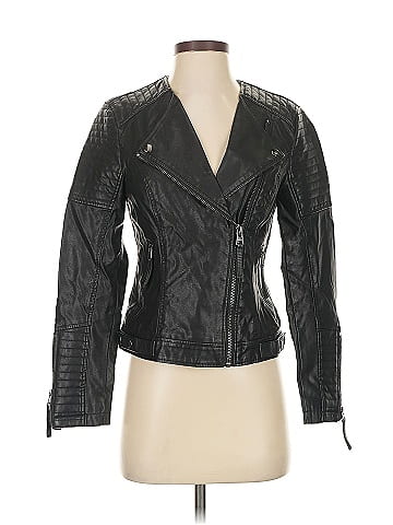 Topshop Faux Leather Jacket (view 1)