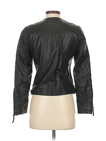 Topshop Faux Leather Jacket (view 2)