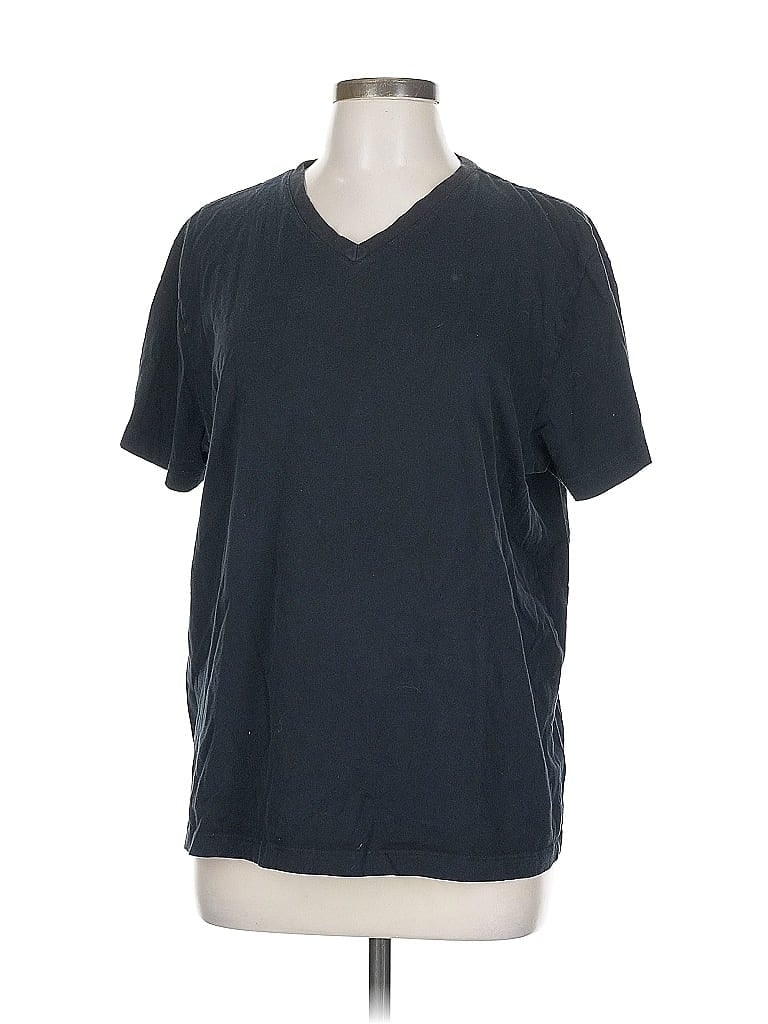Pre-owned Banana Republic Short Sleeve T-shirt In Black