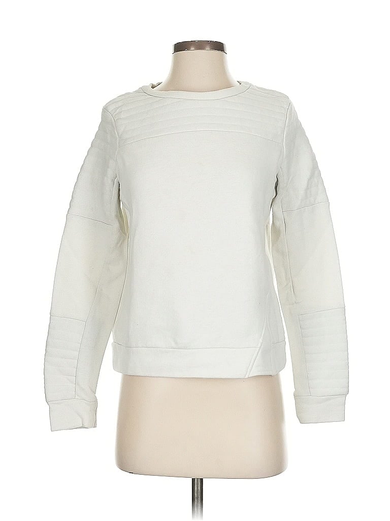 Pre-owned Rachel Rachel Roy Sweatshirt In White