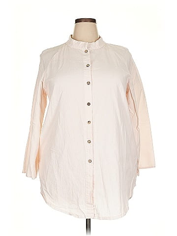 Misslook 3/4 Sleeve Button-Down Shirt (view 1)