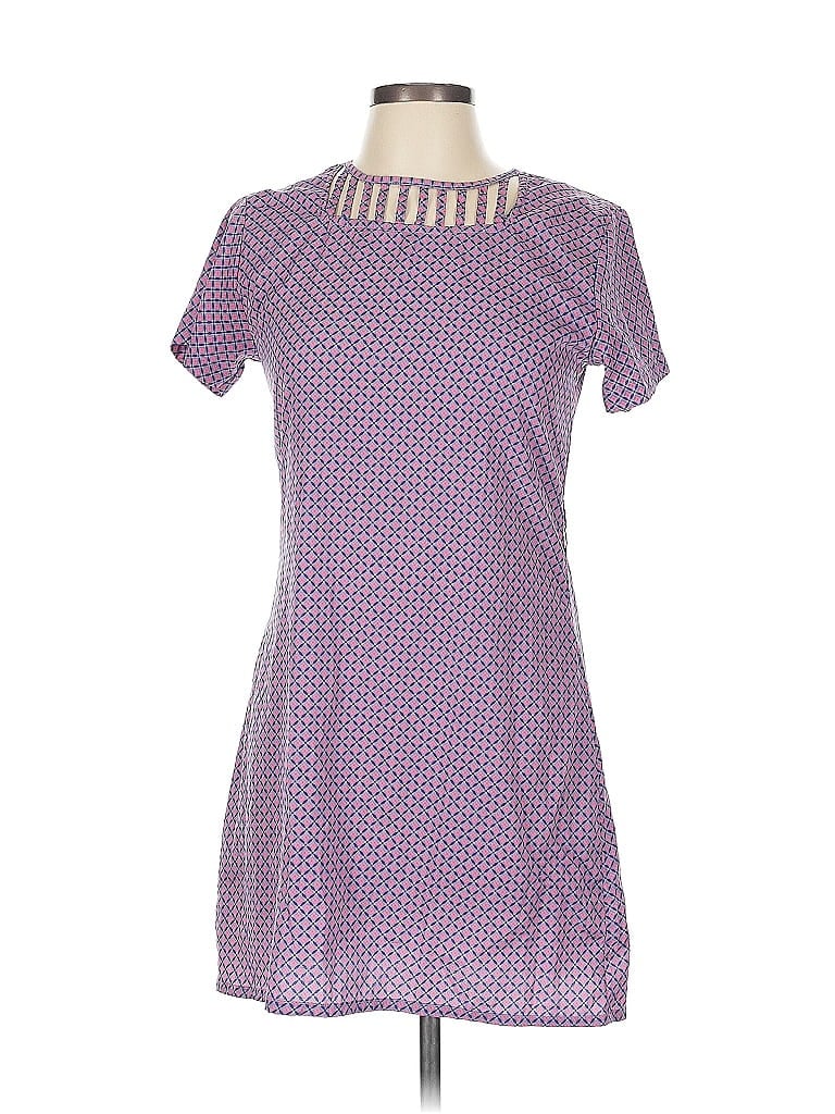 Pre-owned H&m Casual Dress In Purple
