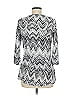 MiracleBody Silver Gray 3/4 Sleeve Top Size M - photo 2